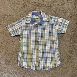 Boy’s Gap Button-Down Plaid Shirt Small
